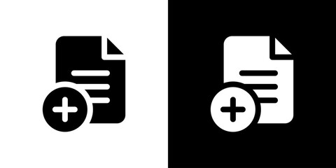 書類のアイコン（プラス・新規作成）