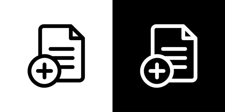 書類のアイコン（プラス・新規作成）