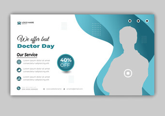 We offer Best Doctor Day Web Banner Design Template