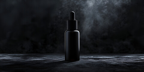 Face Serum Bottle in Minimal Light-Diffused Setup