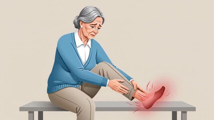 Woman Suffering From Ankle Pain: An Artistic Depiction of Discomfort And Support Required