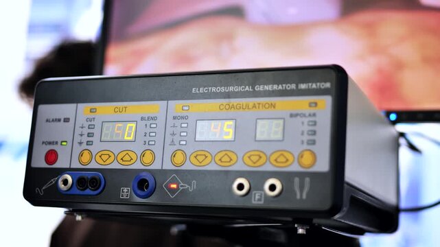 Training future doctors with electrosurgical simulator for advanced medical procedures