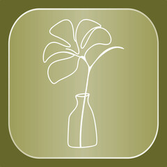 Minimalist Plant Drawing