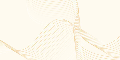 Abstract orange waves on light orange backdrop. background vector modern design eps10