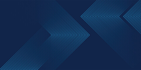 Dark Blue Abstract Background with Glowing Arrow Lines for Technology, Featuring a Futuristic Concept with Modern Shiny Blue Geometric Lines