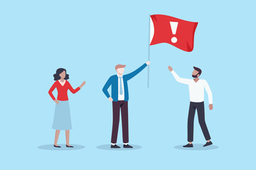Raising red flags identifying and addressing problems in business