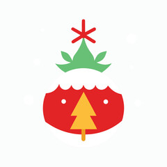 Christmas Village Winter Illustration