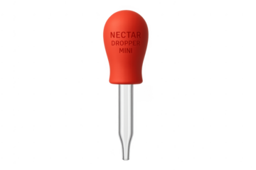 Eyedropper with orange bulb for liquid dosing