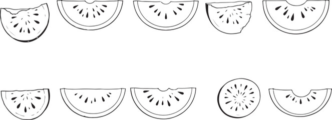 Fototapeta premium slices of citrus fruit
