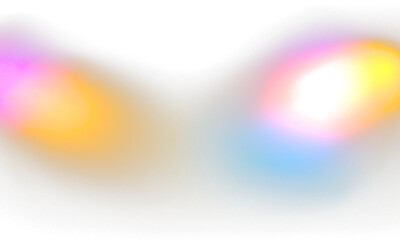 Vibrant colorful abstract light leak lens flare effect design
