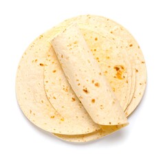 Stacked tortilla flatbreads