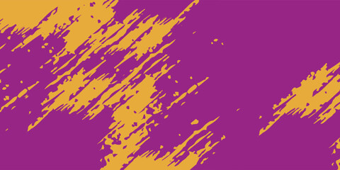 Abstract Sports Background with Yellow and Purple Brush Texture and Halftone Effect. Dirty Grunge Background. vector illustration eps10