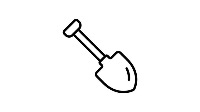 Dig into creativity with our versatile Shovel animated vector icon