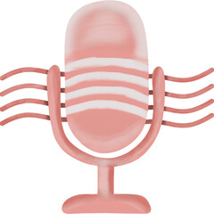 retro microphone icon