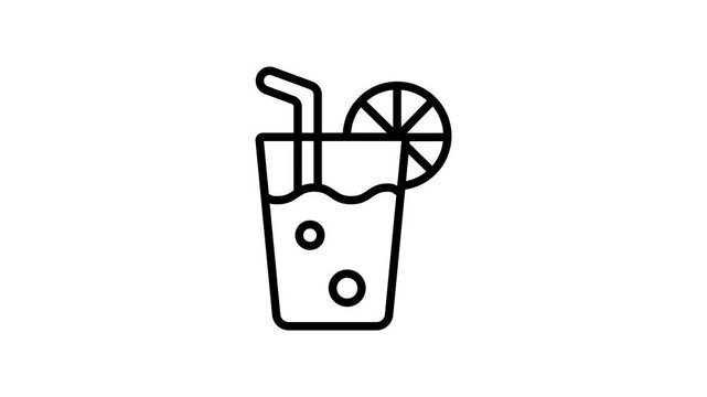 Get your hand on our Lemonade animated vector icon and quench your thirst