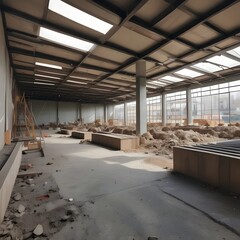 interior of a factory