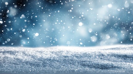 Christmas snow background image