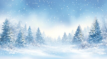 Christmas snow background image
