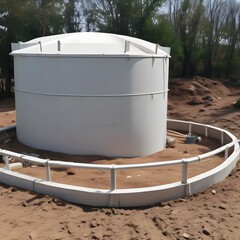 construction site in the city