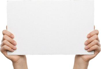 プラカードを持つ手　Generative AI

