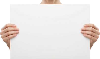 プラカードを持つ手　Generative AI

