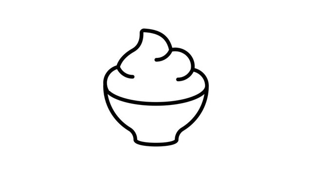 A pack of fresh cream in modern style, premium vector
