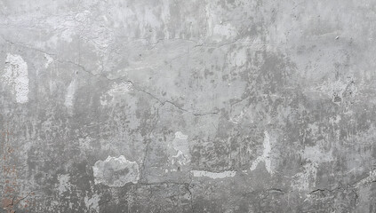 Fototapeta premium Weathered concrete wall texture with cracks and imperfections