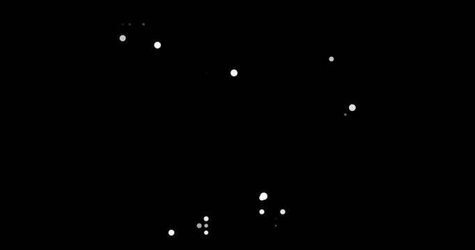 Animated Particle Collapse Forming the Cape Verde Country Map