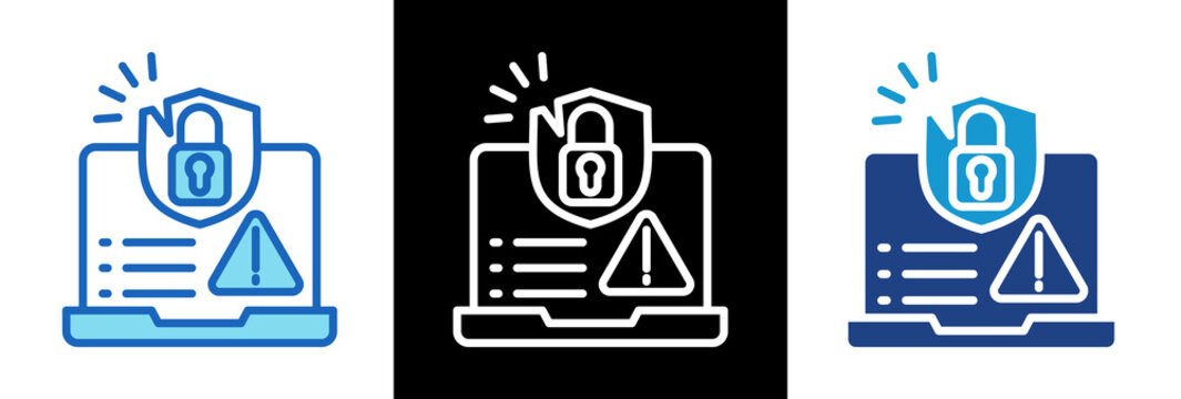 Security Breach triplestyle icon