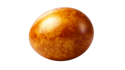 A single ripe pear with a reddishbrown and golden hue, showcasing its textured skin and smooth round shape, perfect for healthy eating and cooking concepts.