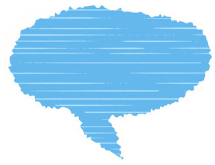 Torn Speech Bubble