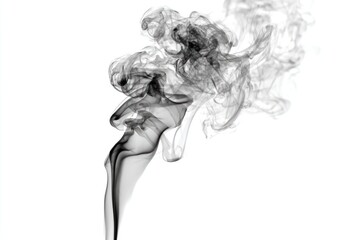 Ethereal Dance of Smoke: Delicate wisps of smoke curl and swirl, creating an ephemeral ballet of shadows and light. A mesmerizing display of transformation and transience.