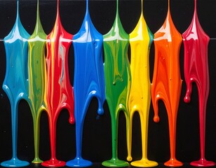 colorful paint 