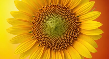 Radiant Sunflower Blossom on a Summer Day, Symbol of Sunshine and Joy