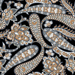 Paisley Seamless pattern fashion design. Vector pattern for textile design and fabrics.
