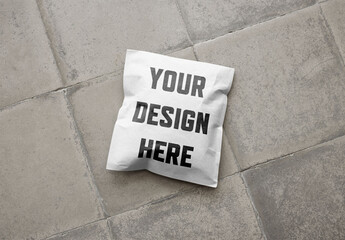 Mockup Of Square Customizable Paper Mailer