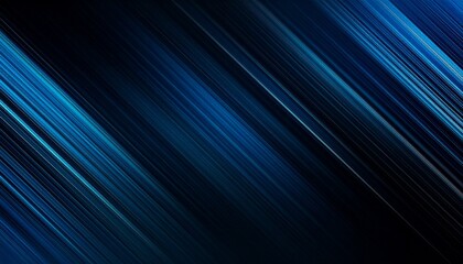 Fototapeta premium Diagonal blue light streaks in cosmic motion.