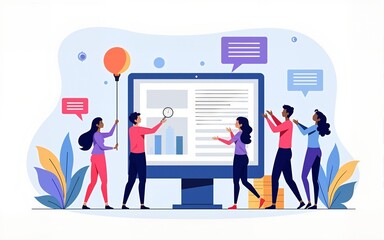 Start Up Business of Creative People Concept - Modern graphic interface showing symbol of entrepreneurship, fund, and project plan to start a new small business by smart group of entrepreneur.