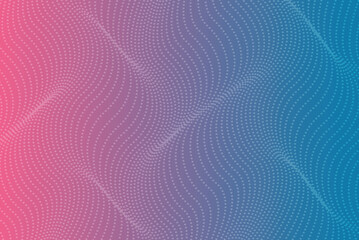 Red abstract wave background with textured pattern and digital line design