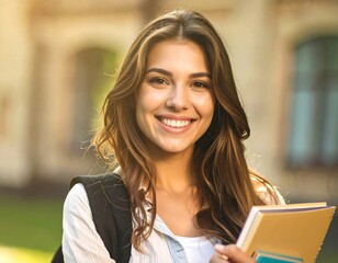 Smiling student outdoors (1)
