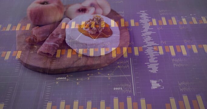 Yellow bars rising lower left starting HUD covering brie wheel growing sliding cloning showing data