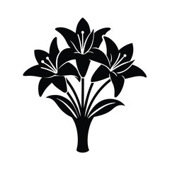 Lily Bouquet Illustration