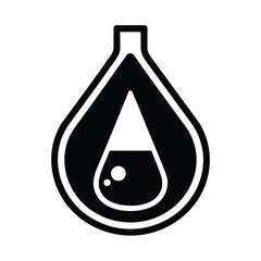 Liquid Drop Research Icon