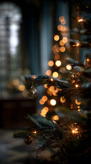 christmas tree close up 