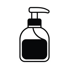 Liquid Soap Pump Clean Line Icon