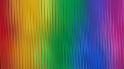 Illustration of vibrant abstract rainbow background with vertical ripples and texture