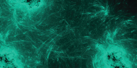 Dynamic Teal Abstract Swirling Fibers and Streaks on Dark Background with Luminous Accents vector illustration