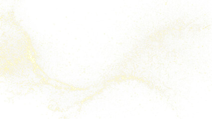 Gold Sparkles PNG Overlay with Transparent Background and Glowing Particles © Ekaterina