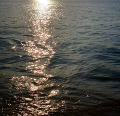 sunset on the beach