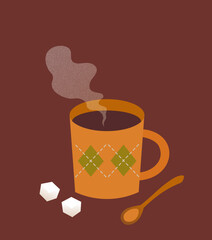 コーヒーと砂糖